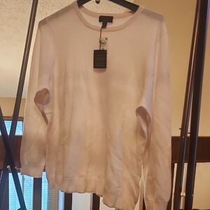 Charter Club Women's Cashmere Cream Crewneck Sweater